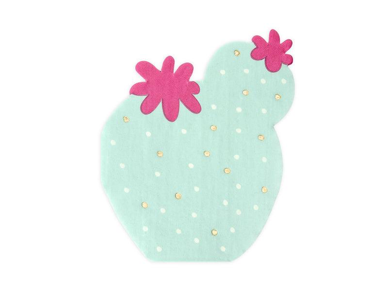 Servietten Kaktus, Mix, 11,5x13,5cm (1 VPE / 20 Stk.) - FeierGlanz